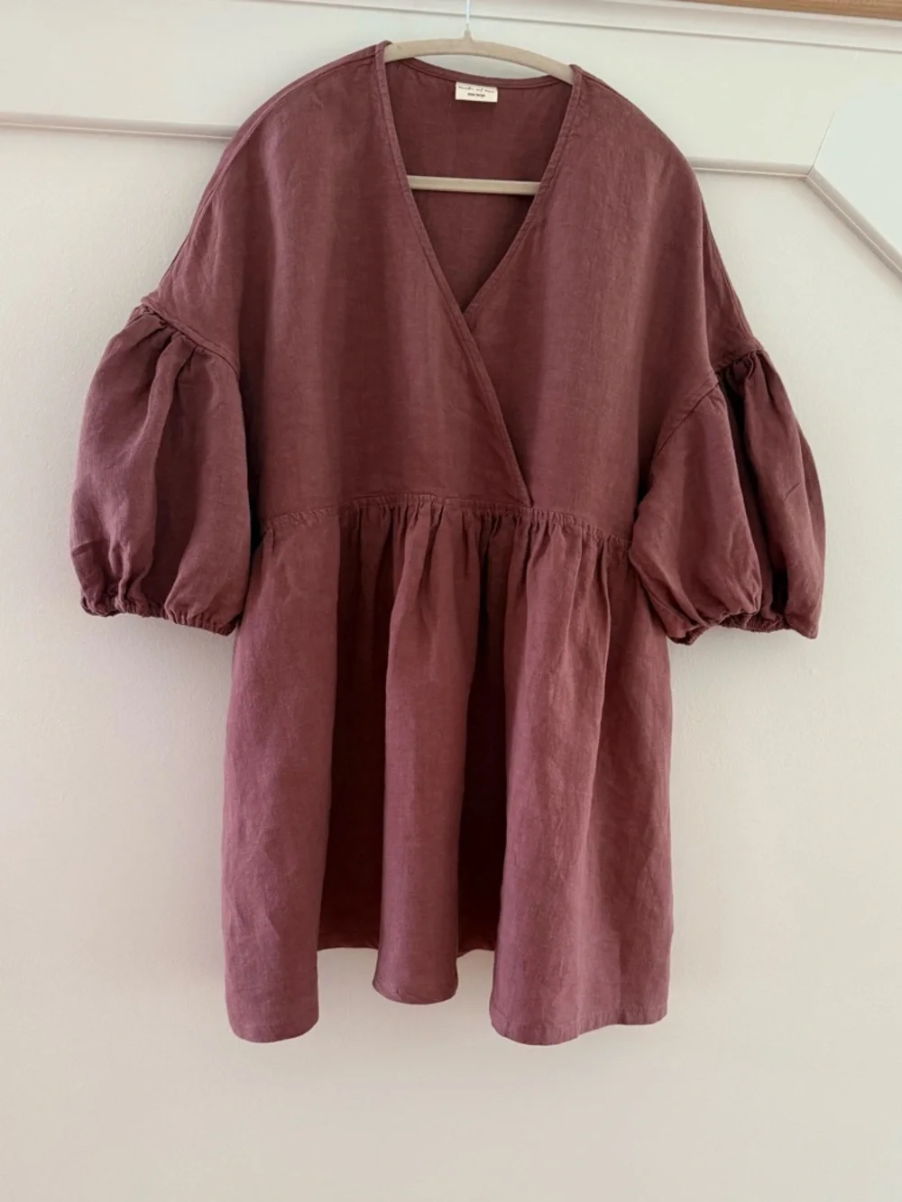 100% Linen Marlow and Mae Harp Dress - Picture 2 of 4